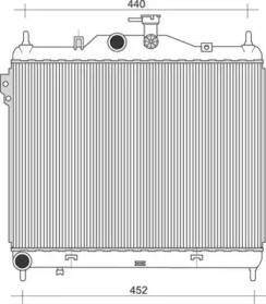 Теплообменник (MAGNETI MARELLI: 350213935000)