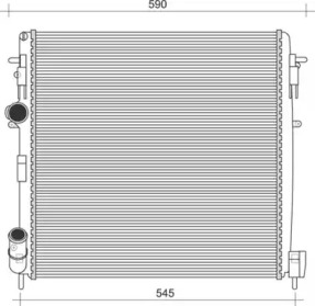 Теплообменник (MAGNETI MARELLI: 350213995000)