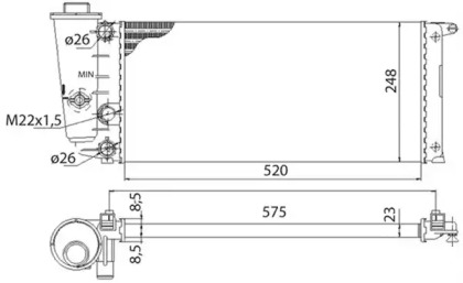 Теплообменник (MAGNETI MARELLI: 350213101003)