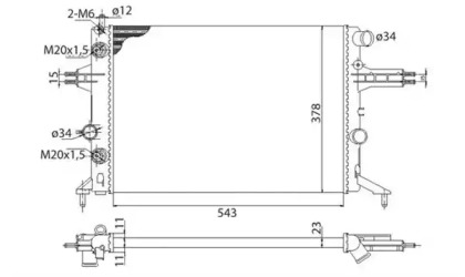 Теплообменник (MAGNETI MARELLI: 350213112003)