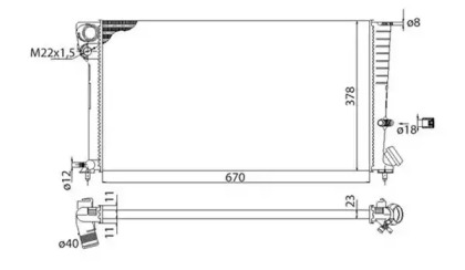 Теплообменник (MAGNETI MARELLI: 350213118103)