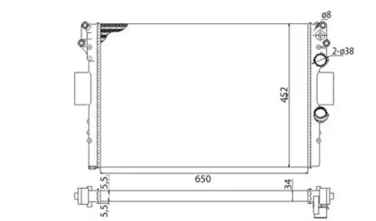 Теплообменник (MAGNETI MARELLI: 350213170003)