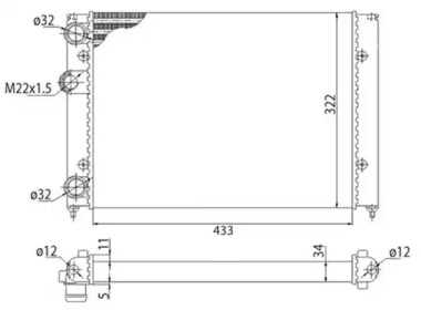 Теплообменник (MAGNETI MARELLI: 350213214003)