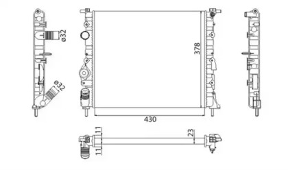 Теплообменник (MAGNETI MARELLI: 350213261003)