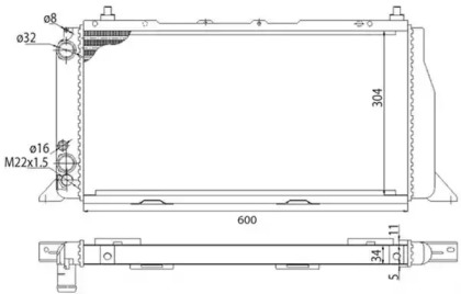 Теплообменник (MAGNETI MARELLI: 350213406003)