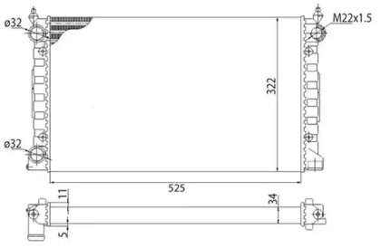 Теплообменник (MAGNETI MARELLI: 350213647003)