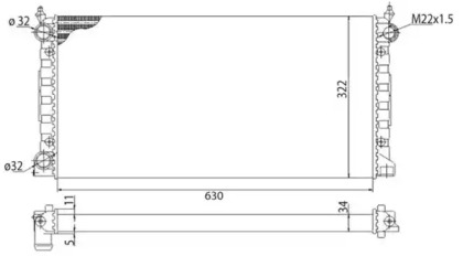 Теплообменник (MAGNETI MARELLI: 350213648003)