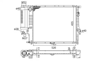 Теплообменник (MAGNETI MARELLI: 350213693003)