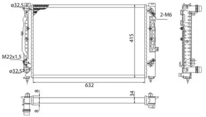 Теплообменник (MAGNETI MARELLI: 350213739003)