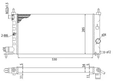 Теплообменник (MAGNETI MARELLI: 350213775003)