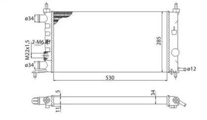 Теплообменник (MAGNETI MARELLI: 350213776003)