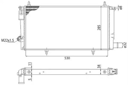 Теплообменник (MAGNETI MARELLI: 350213786003)