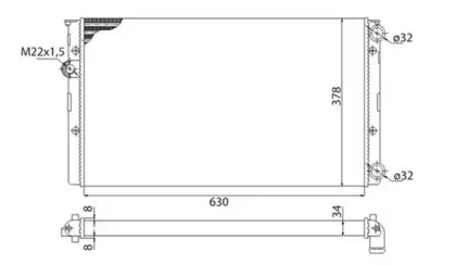 Теплообменник (MAGNETI MARELLI: 350213809003)