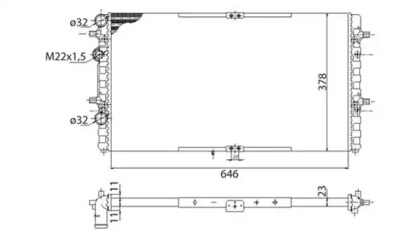 Теплообменник (MAGNETI MARELLI: 350213816003)