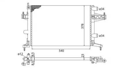 Теплообменник (MAGNETI MARELLI: 350213829003)