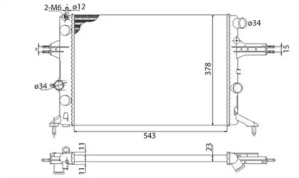 Теплообменник (MAGNETI MARELLI: 350213960003)