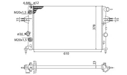 Теплообменник (MAGNETI MARELLI: 350213961003)