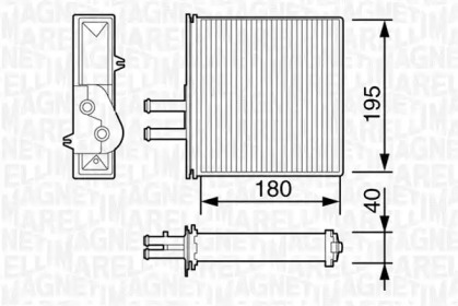 Теплообменник (MAGNETI MARELLI: 350218057000)