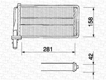 Теплообменник (MAGNETI MARELLI: 350218061000)