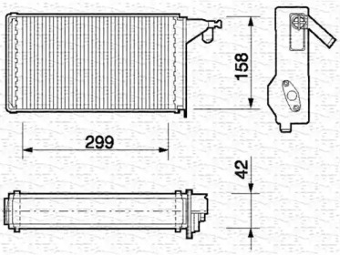 Теплообменник (MAGNETI MARELLI: 350218062000)