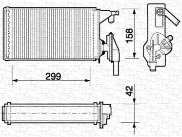 Теплообменник (MAGNETI MARELLI: 350218063000)