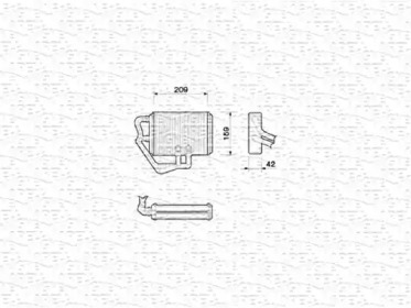 Теплообменник (MAGNETI MARELLI: 350218065000)