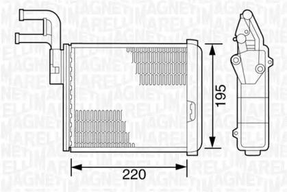 Теплообменник (MAGNETI MARELLI: 350218070000)