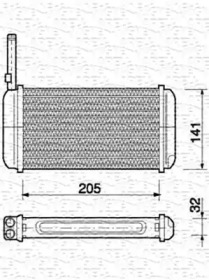 Теплообменник (MAGNETI MARELLI: 350218156000)