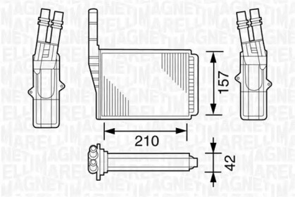 Теплообменник (MAGNETI MARELLI: 350218161000)