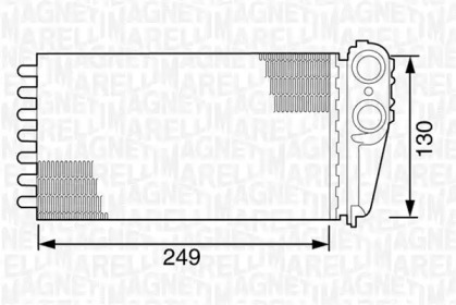 Теплообменник (MAGNETI MARELLI: 350218162000)