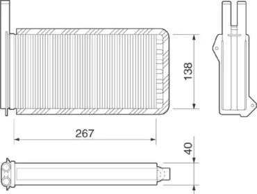 Теплообменник (MAGNETI MARELLI: 350218209000)