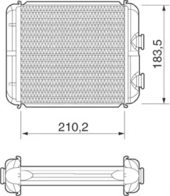 Теплообменник (MAGNETI MARELLI: 350218216000)