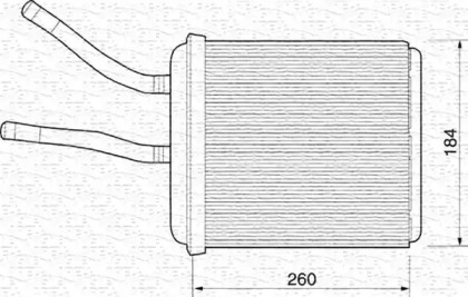Теплообменник (MAGNETI MARELLI: 350218218000)