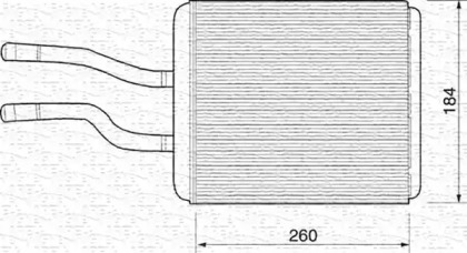 Теплообменник (MAGNETI MARELLI: 350218219000)