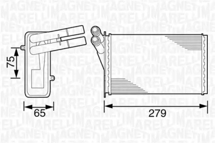 Теплообменник (MAGNETI MARELLI: 350218220000)