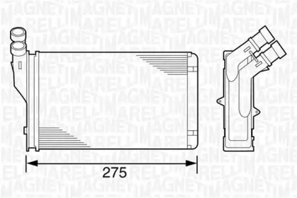 Теплообменник (MAGNETI MARELLI: 350218221000)