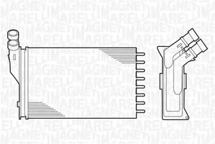 Теплообменник (MAGNETI MARELLI: 350218222000)