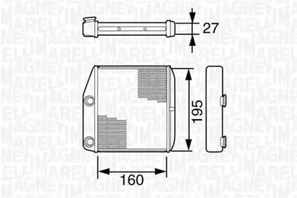 Теплообменник (MAGNETI MARELLI: 350218227000)