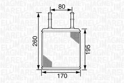 Теплообменник (MAGNETI MARELLI: 350218248000)