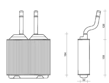 Теплообменник (MAGNETI MARELLI: 350218261000)