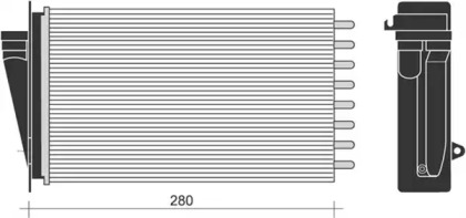 Теплообменник (MAGNETI MARELLI: 350218267000)