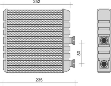 Теплообменник (MAGNETI MARELLI: 350218270000)