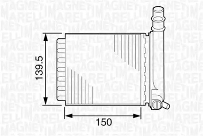 Теплообменник (MAGNETI MARELLI: 350218307000)