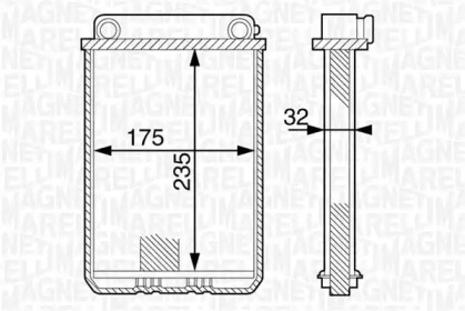 Теплообменник (MAGNETI MARELLI: 350218311000)