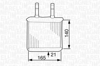 Теплообменник (MAGNETI MARELLI: 350218313000)