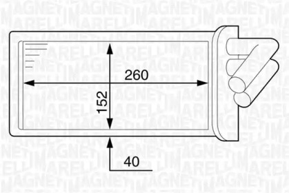 Теплообменник (MAGNETI MARELLI: 350218319000)