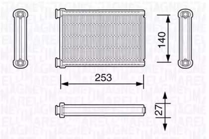 Теплообменник (MAGNETI MARELLI: 350218331000)