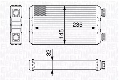 Теплообменник (MAGNETI MARELLI: 350218338000)