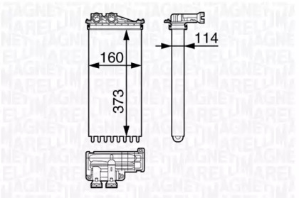 Теплообменник (MAGNETI MARELLI: 350218351000)