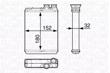 Теплообменник (MAGNETI MARELLI: 350218355000)